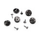 Pin broșă, ø11 mm - Auriu (10 Perechi) Pin broșă, ø11 mm - Auriu (10 Perechi)