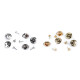 Pin broșă, ø11 mm - Auriu (10 Perechi) Pin broșă, ø11 mm - Auriu (10 Perechi)
