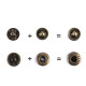 Capse metalice, ø10 mm - Nichel (200 Seturi) Capse metalice, ø10 mm - Nichel (200 Seturi)