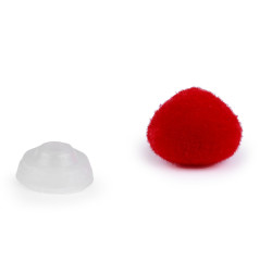 Nas pentru jucării cu dispozitiv de siguranță, 10x12 mm - Roșu (150 Seturi)