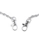 Lanț cu carabină pentru poșete, 120 cm - Nichel (1 Bucată) Lanț cu carabină pentru poșete, 120 cm - Nichel (1 Bucată)