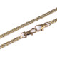 Lanț plat cu carabină pentru poșete, 115; 120 cm - Auriu clasic (1 Bucată) Lanț plat cu carabină pentru poșete, 115; 120 cm - Auriu clasic (1 Bucată)