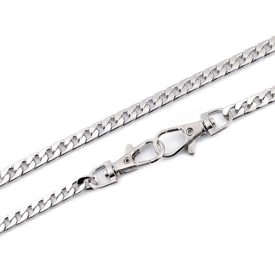 Lanț plat cu carabină pentru poșete, 115; 120 cm - Auriu clasic (1 Bucată) Lanț plat cu carabină pentru poșete, 115; 120 cm - Auriu clasic (1 Bucată)