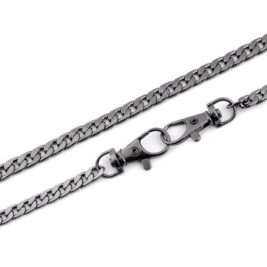 Lanț plat cu carabină pentru poșete, 115; 120 cm - Auriu clasic (1 Bucată) Lanț plat cu carabină pentru poșete, 115; 120 cm - Auriu clasic (1 Bucată)