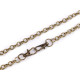 Lanț cu carabină pentru poșete, 120 cm - Nichel negru (20 Bucăți) Lanț cu carabină pentru poșete, 120 cm - Nichel negru (20 Bucăți)