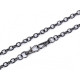 Lanț cu carabină pentru poșete, 120 cm - Nichel negru (20 Bucăți) Lanț cu carabină pentru poșete, 120 cm - Nichel negru (20 Bucăți)