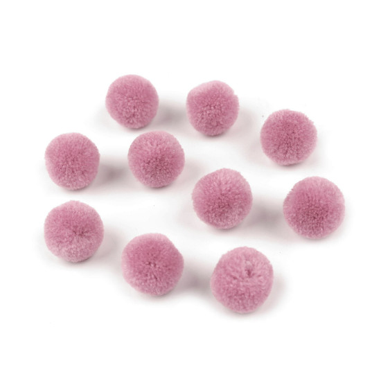Pompoane deluxe, ø20 mm - Mix culori (12 Bucăți)