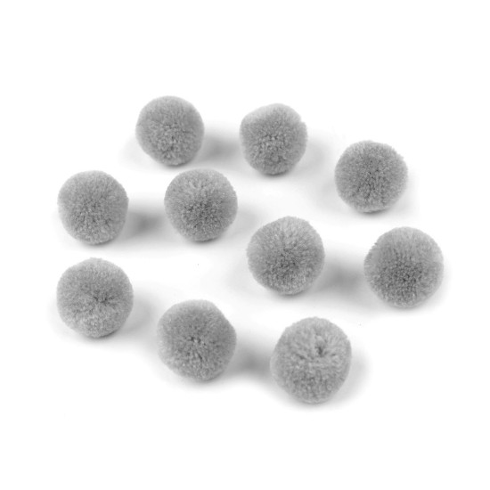 Pompoane deluxe, ø20 mm - Mix culori (12 Bucăți)