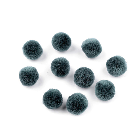 Pompoane deluxe, ø20 mm - Mix culori (12 Bucăți)