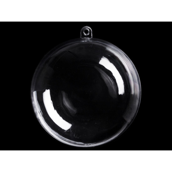Glob plastic transparent format din două parți, ø10 cm - Transparent (5 Bucăți) Glob plastic transparent format din două parți, ø10 cm - Transparent (5 Bucăți)