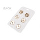 Capse de cusut decorative, ø20 mm - Auriu (36 Perechi)