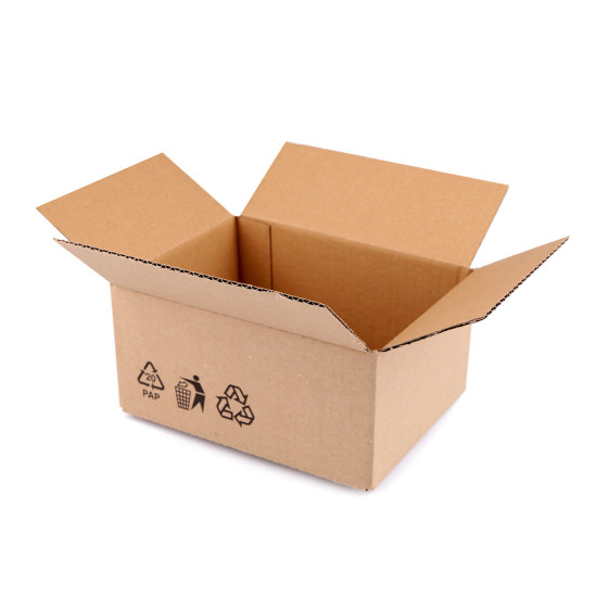 Cutie carton 20x15x15 cm - Maro natural (1 Bucată) Cutie carton 20x15x15 cm - Maro natural (1 Bucată)