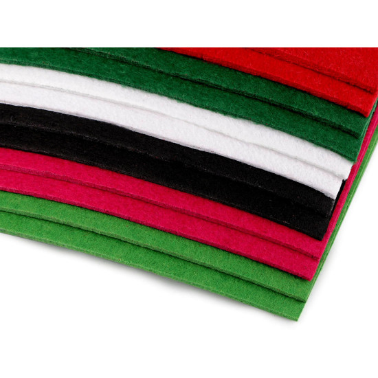 Coli fetru, 20x30 cm - Negru (2 Bucăți) Coli fetru, 20x30 cm - Negru (2 Bucăți)