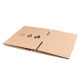 Cutie carton 16,5x13,5x6,5 cm - Maro natural (1 Bucată) Cutie carton 16,5x13,5x6,5 cm - Maro natural (1 Bucată)