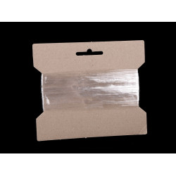 Elastic siliconic, lățime 20 mm - Transparent (20 Metri)