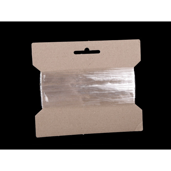 Elastic siliconic, lățime 20 mm - Transparent (20 Metri)