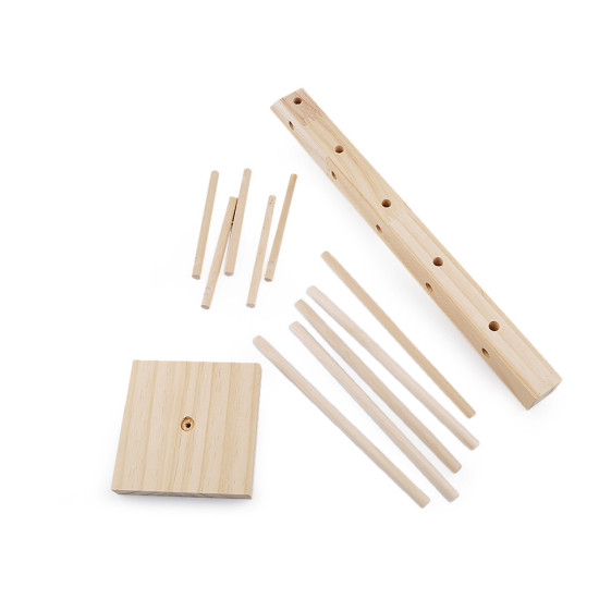 Suport brățări / ochelari, 37 cm - Natural deschis (3 Bucăți) Suport brățări / ochelari, 37 cm - Natural deschis (3 Bucăți)