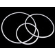 Cercuri plastic 3 buc / set - Alb (4 Seturi) Cercuri plastic 3 buc / set - Alb (4 Seturi)