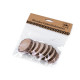 Rondele din lemn ø2,5-4,5 cm - Natur (12 Saci) Rondele din lemn ø2,5-4,5 cm - Natur (12 Saci)