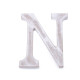 Litere din lemn vintage - Alb natural (1 Bucată) Litere din lemn vintage - Alb natural (1 Bucată)
