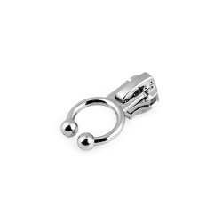 Cursor fermoar spiralat, no 5 - Nichel (10 Bucăți)