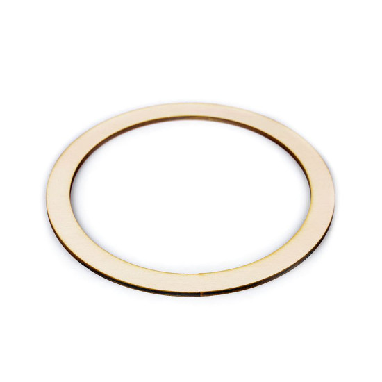 Cerc din lemn pentru ø18 cm - Natural deschis (10 Bucăți)