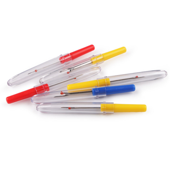 Descusător / cuţit butonieră, lungime 6,5 cm - Culoare aleatorie (100 Bucăți) Descusător / cuţit butonieră, lungime 6,5 cm - Culoare aleatorie (100 Bucăți)