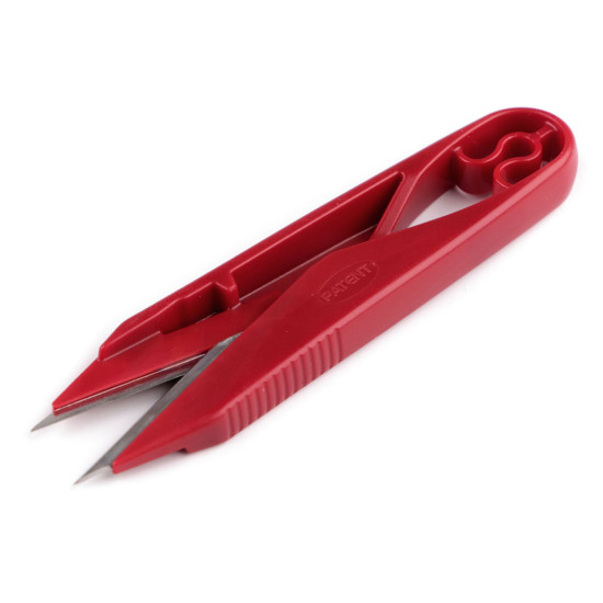 Ciupitoare cu mâner din plastic, lungime 10,5 cm - Roșu (12 Bucăți) Ciupitoare cu mâner din plastic, lungime 10,5 cm - Roșu (12 Bucăți)