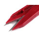 Ciupitoare cu mâner din plastic, lungime 10,5 cm - Roșu (12 Bucăți) Ciupitoare cu mâner din plastic, lungime 10,5 cm - Roșu (12 Bucăți)