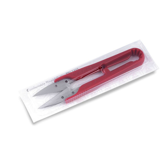 Ciupitoare cu mâner din plastic, lungime 10,5 cm - Roșu (12 Bucăți) Ciupitoare cu mâner din plastic, lungime 10,5 cm - Roșu (12 Bucăți)