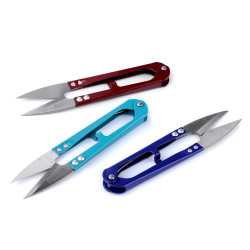 Ciupitoare metalică, lungime 11 cm - Mix aleatoriu de culori (1 Bucată)