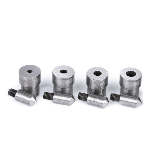 Matriță pentru găurit materiale textile ø5; 7; 8; 10 mm - Nichel (1 Set)