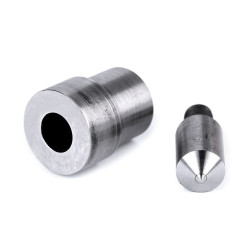 Matriță pentru găurit materiale textile ø5; 7; 8; 10 mm - Nichel (1 Set)
