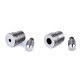 Matriță pentru găurit materiale textile ø5; 7; 8; 10 mm - Nichel (1 Set)