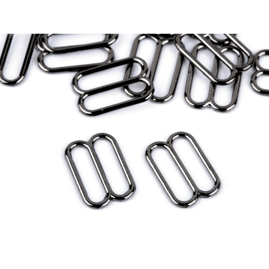 Reglor sutien, lățime 12 mm - Nichel (300 Bucăți)