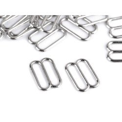 Reglor sutien, lățime 12 mm - Nichel (100 Bucăți)