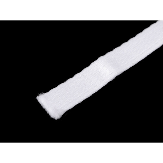 Șnur tubular pentru balene, lățime 10 mm - Alb (50 Metri) Șnur tubular pentru balene, lățime 10 mm - Alb (50 Metri)