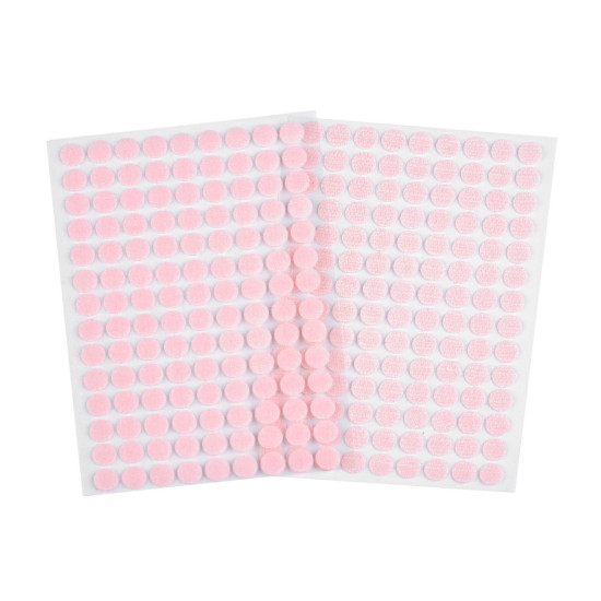 Buline arici autoadezive, complet (puf + scai), ø10 mm - Gri porumbel (1 Card) Buline arici autoadezive, complet (puf + scai), ø10 mm - Gri porumbel (1 Card)