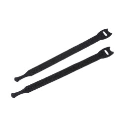 Curea de strângere cu arici, 15; 20 cm - Negru (10 Bucăți)