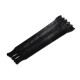 Curea de strângere cu arici, 15; 20 cm - Negru (10 Bucăți) Curea de strângere cu arici, 15; 20 cm - Negru (10 Bucăți)