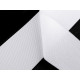 Bandă arici cu profil mic, complet (puf + scai), 50 mm - Alb (1 Metru) Bandă arici cu profil mic, complet (puf + scai), 50 mm - Alb (1 Metru)