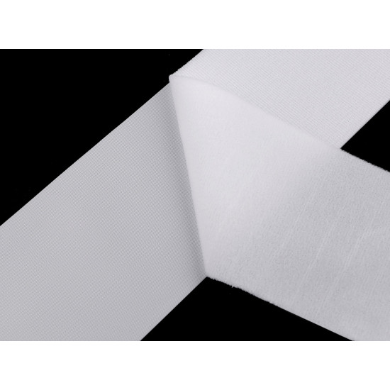 Bandă arici cu profil mic, complet (puf + scai), 10 cm - Negru (1 Metru) Bandă arici cu profil mic, complet (puf + scai), 10 cm - Negru (1 Metru)