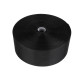 Bandă arici cu profil mic, complet (puf + scai), 10 cm - Negru (1 Metru) Bandă arici cu profil mic, complet (puf + scai), 10 cm - Negru (1 Metru)
