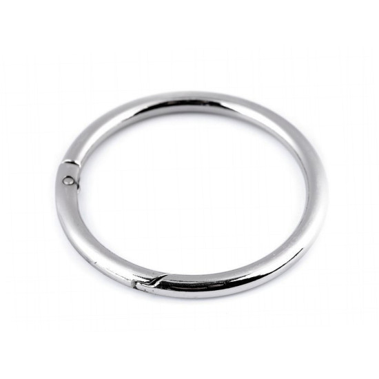 Inel carabină, ø50 mm - Auriu rose (4 Bucăți)