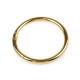 Inel carabină, ø50 mm - Auriu rose (4 Bucăți)