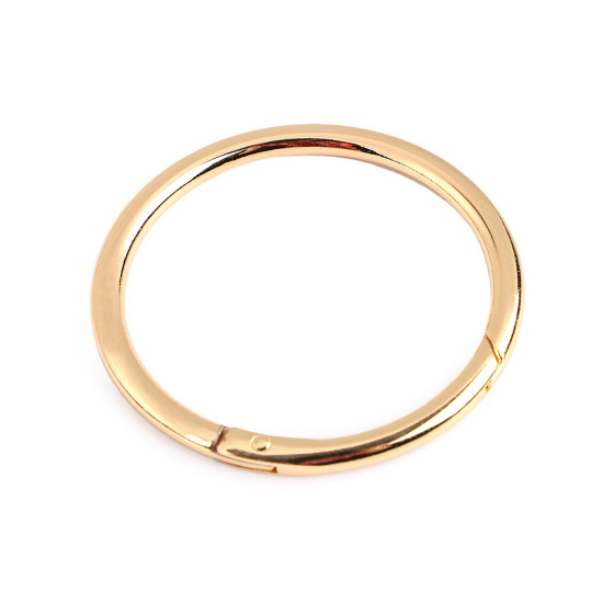 Inel carabină, ø50 mm - Auriu rose (4 Bucăți)