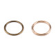 Inel carabină, ø50 mm - Auriu rose (4 Bucăți)