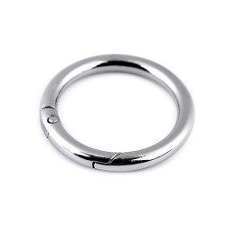 Inel carabină, ø32 mm - Nichel (1 Bucată)