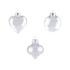 Globuri transparente decorabile, diverse forme - Transparent (24 Bucăți) Globuri transparente decorabile, diverse forme - Transparent (24 Bucăți)