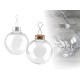 Glob transparent decorabil, ø6 cm - Transparent (6 Bucăți)